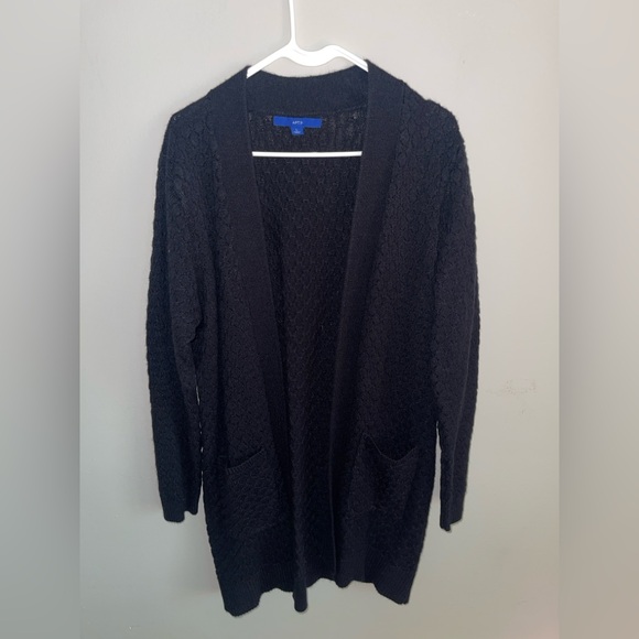Apt. 9 Sweaters - Apt. 9 Women's Black Textured Cardigan